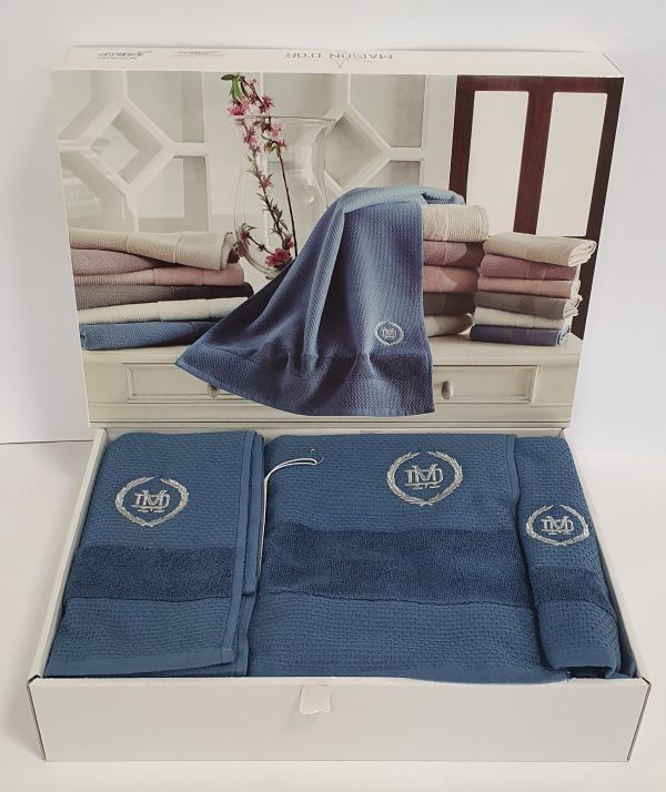 Рушники Maison D'or 3шт Bonni Blue