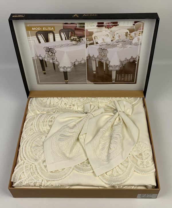 Скатертина Set Acme 160x220 Elisa Cream