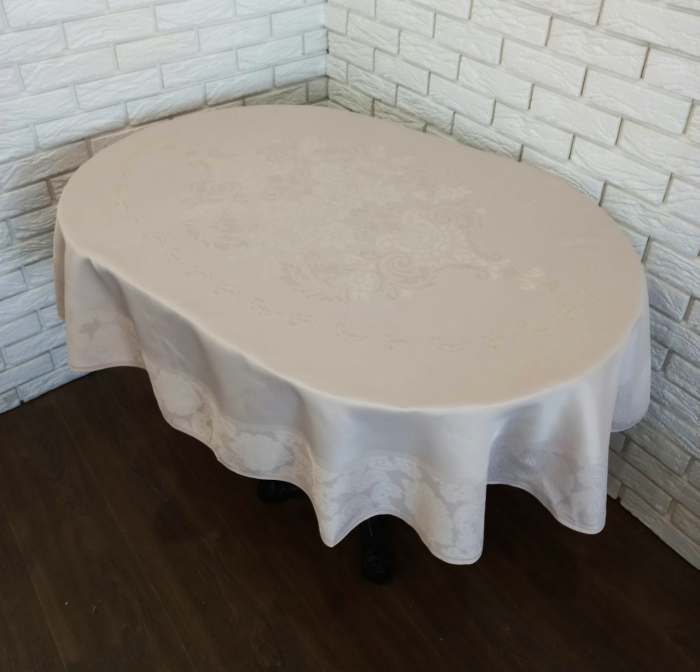 Скатертина Sagol тефлон 160x350 ovale St-060 Cappucino в коробці *