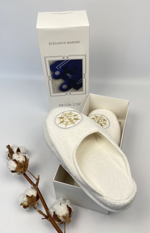 Тапочки Maison D'or Eligance Marin Slipper Ecru