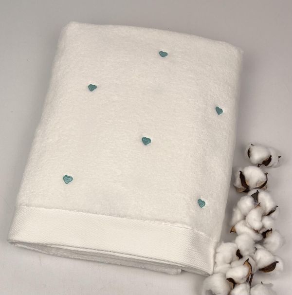 Рушник Maison D'or Love 85x150 White/Mint