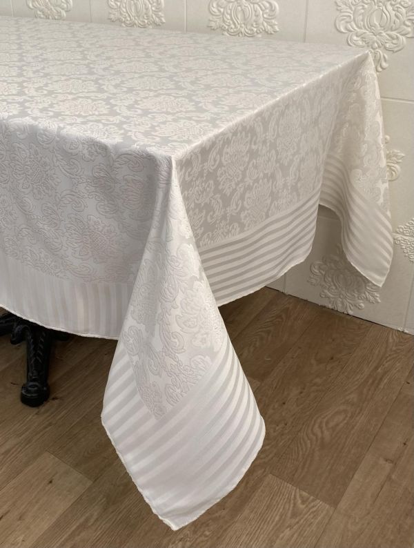 Скатертина Masali тефлон 160x300 Model 511 Cream