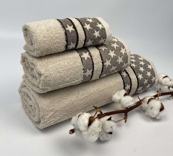 Набір рушників Cottonize 3 шт cod119 Beige