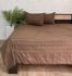 Набір постільної білизни з літньою ковдрою Colorful Home 200х230 см Brown