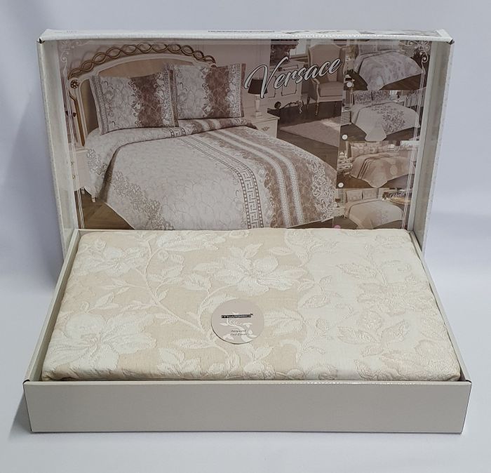 Покривало My Bed Жакард 170x240 з наволочкою Perlla Bej