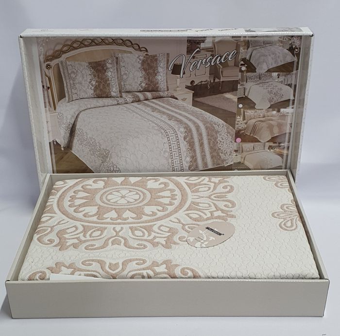 Покривало My Bed  Жакард 170x240 з наволочкою Onella Pudra