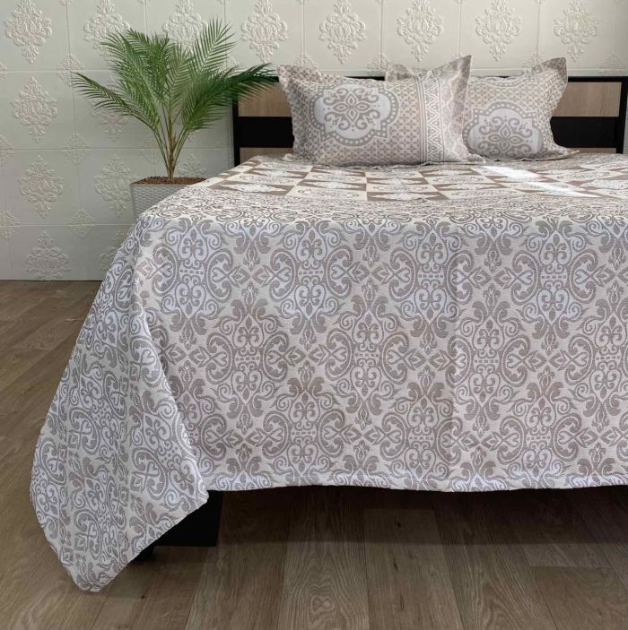 Покривало Moda Box 240x260 з наволочками Evin Kahve