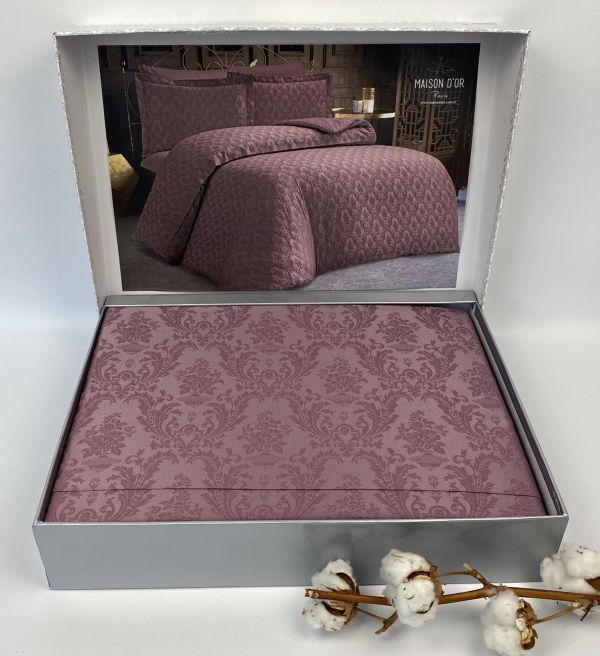 Постільна білизна Maison D'or Emerald Linens бамбук 200х220 Lilac