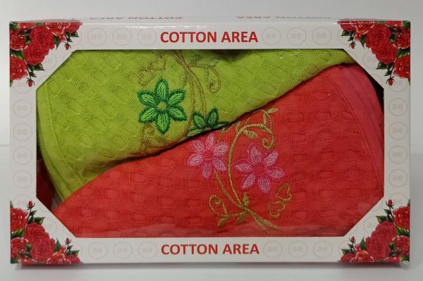 Набір кухонних рушників AE 2шт Flowers Model 1