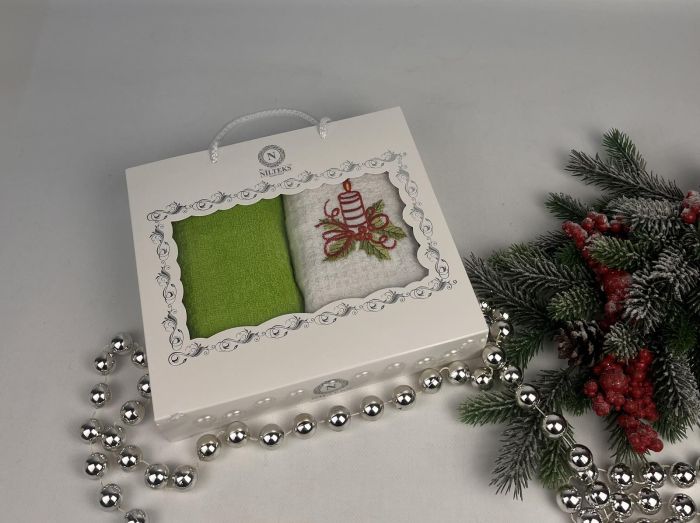 Набір рушників Nilteks 2шт Christmas 6