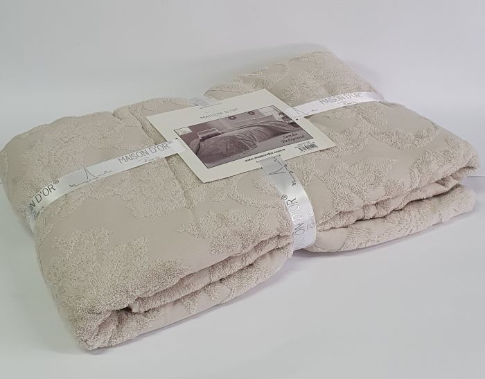 Покривало Maison D'or махрове Sanda 160х240 Beige