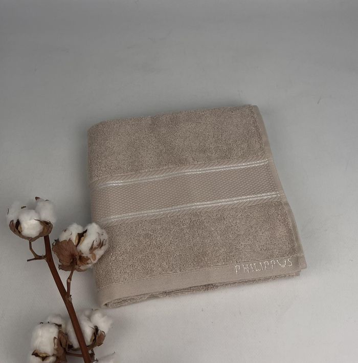 Рушник Philippus Collesium Cotton 50х90 Soft  Бежевий(ЕA071)