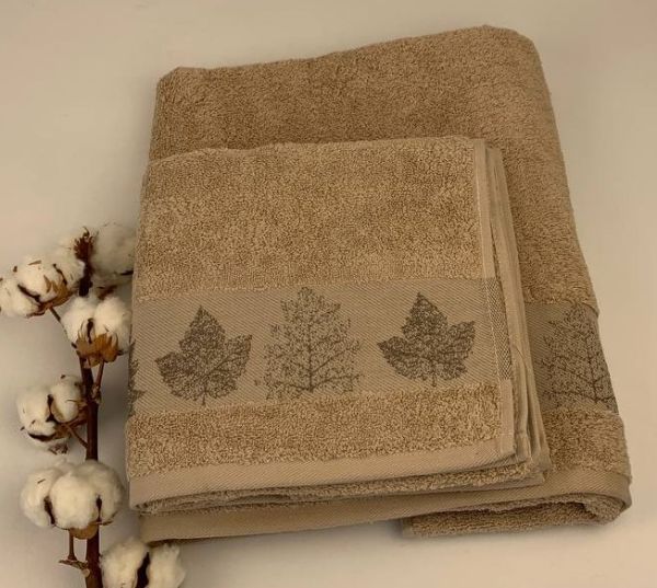 Набір рушників 2шт.Pupilla Parma Dark Beige