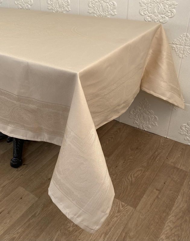 Скатертина Masali тефлон 160x400 Model 520 Cappucino