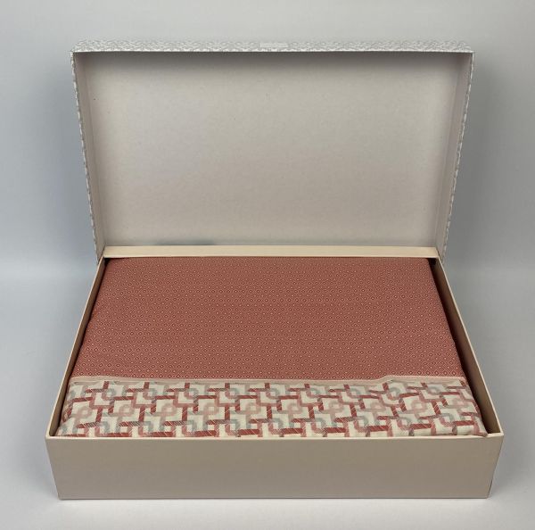 Постільна білизна Maison D'or ранфорс Melany 200х220 Rosa