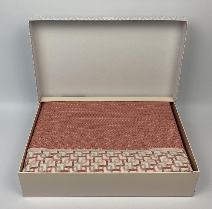 Постільна білизна Maison D'or ранфорс Melany 200х220 Rosa