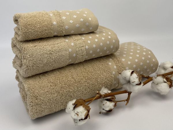 Набір рушників Cottonize 3 шт cod 138 Beige