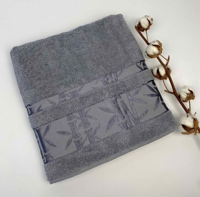 Рушник 70x140 Bamboo-1 Grey
