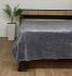 Покривало велюр євро (1214) 150х200 Anthracite