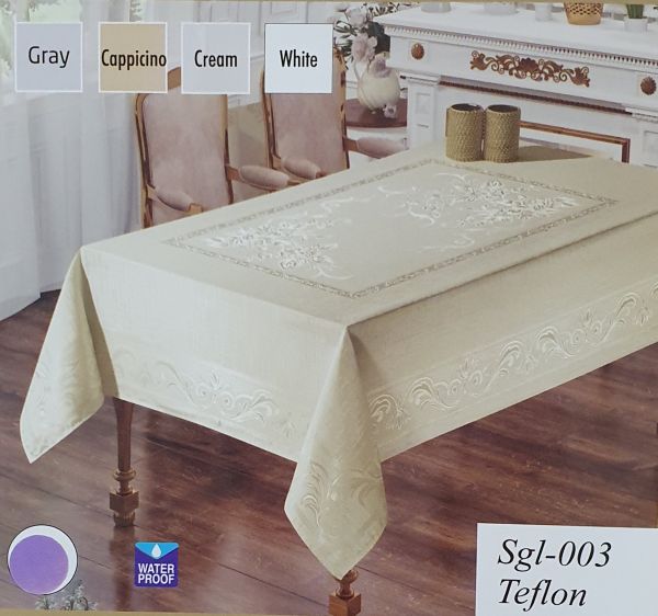 Скатертина Sagol тефлон 160x220 Sgl-003 Cream