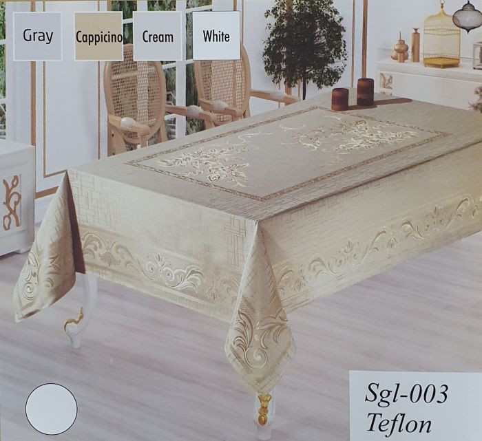 Скатертина Sagol тефлон 160x220 Sgl-003 Cappucino