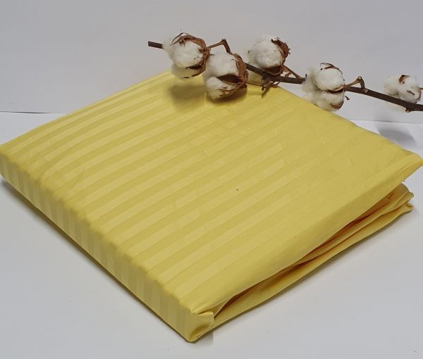 Простирадло на резинці AE Cotton 180x200 + наволочки Yellow