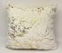 Наволочка велюр з золотом 40*40 White