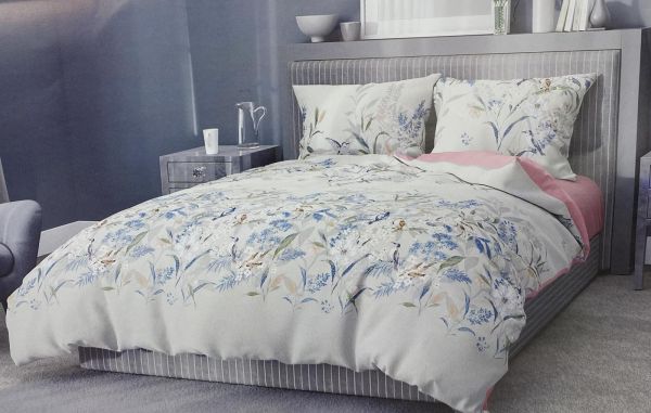 Комплект постільної білизни "Lanabelle Cotton Line" євро (Колібрі)