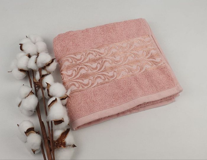 Рушник Philippus Moss Cotton 50x90 Mary Персиковий (A555)