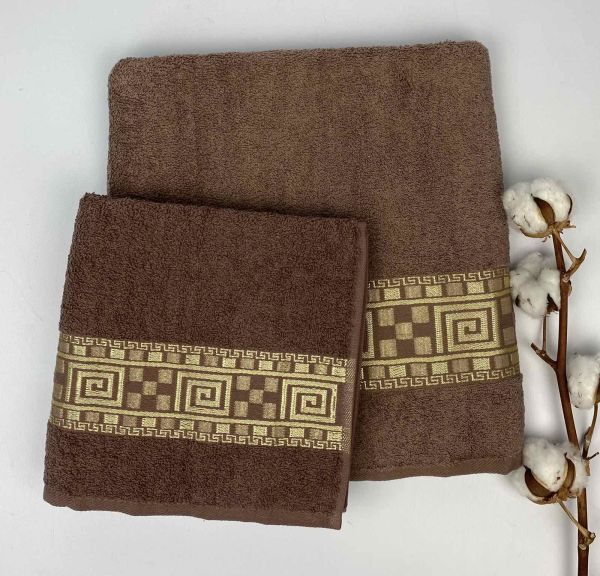 Набір рушників Cottonize 2 шт cod112 Brown
