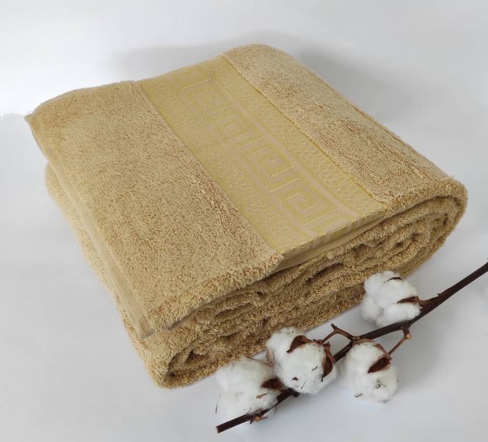 Простирадло махрове 200х220 Greek Beige