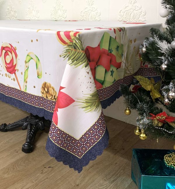 Скатертина Maison Royale новорічна 160x220 Model 016 PVS