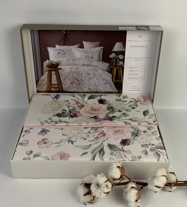 Постільна білизна Pupilla Collection сатин 200х220 Rosemaria