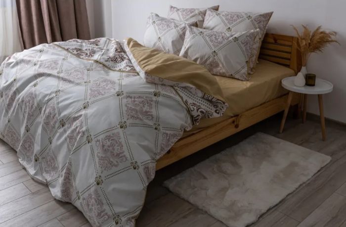 Комплект постільної білизни "Happy Sleep" євро (Glorius,50х70)