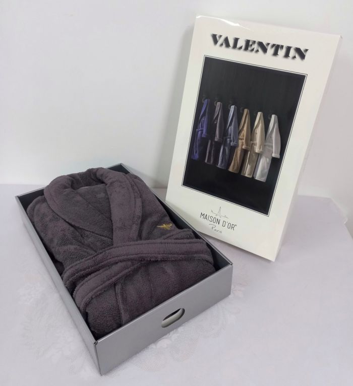 Халат чоловічий Maison D'or Valentin Antrasit XL