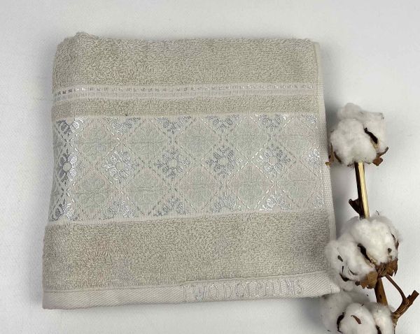 Рушник Two Dolphins Classic Cotton 50х90 Thema Кремовий(A106)