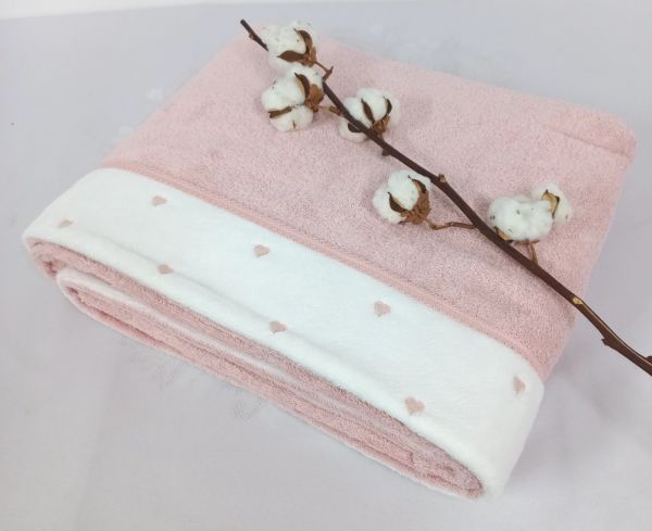 Покривало Maison D'or махрове Lavoine 160*240 Rose