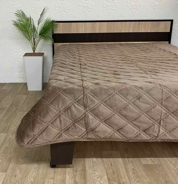 Покривало велюрове Model-14 (1244) 220х240 Brown