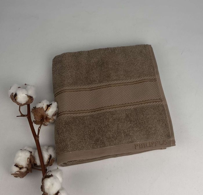 Рушник Philippus Collesium Cotton 50х90 Soft  Коричневий(ЕA071)