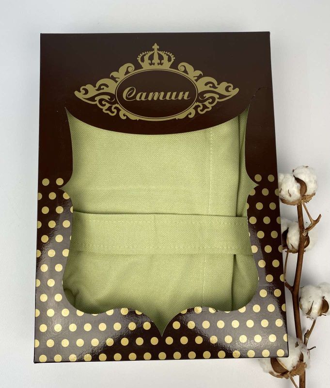 Халат жіночий Maison D'or Coretta Green L в коробці