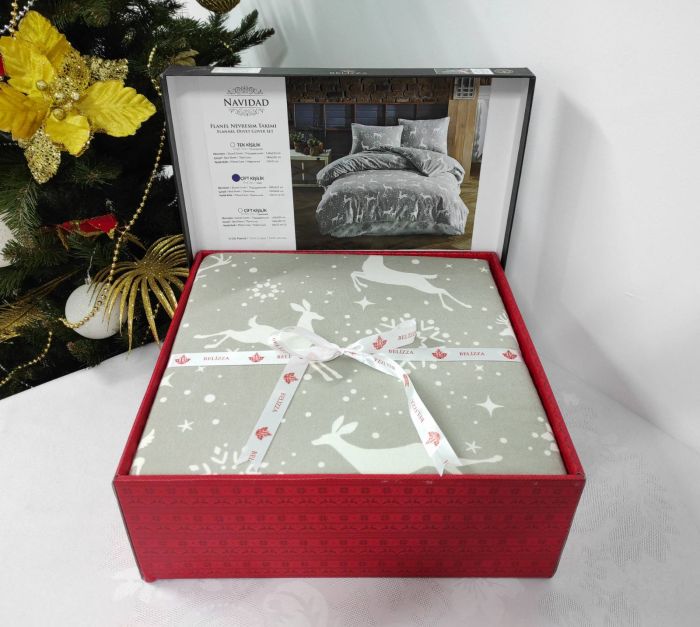 Постільна білизна Belizza фланель 160x220 Navidad
