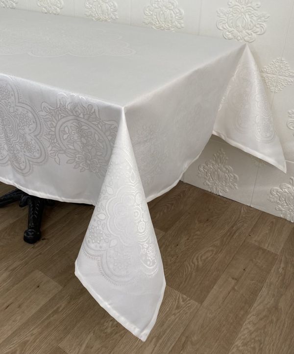 Скатертина Masali тефлон 160x400 Model 510 Cream