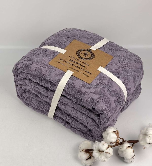 Простирадло махрове АЕ Jakard 150x220 Purple