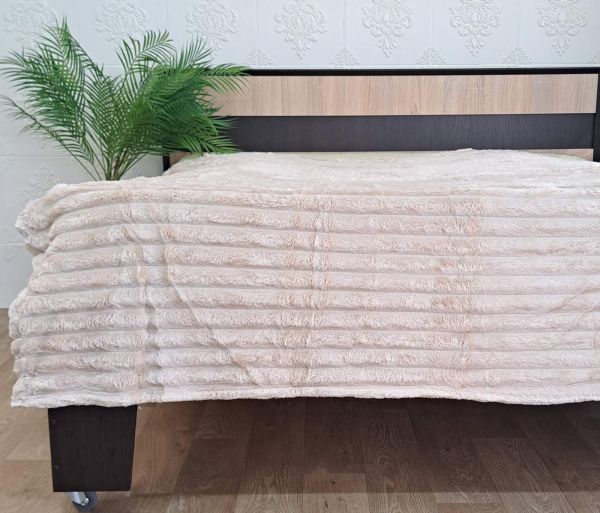 Покривало велюр 150х200 Light  Beige (1306)
