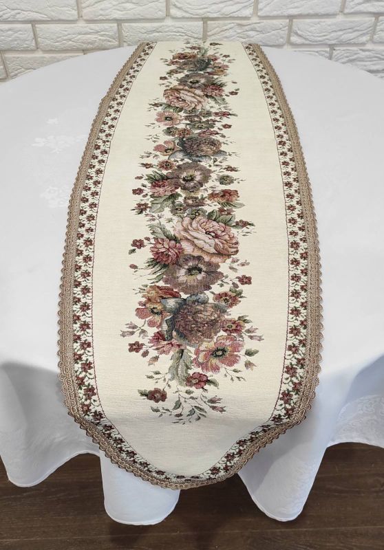 Доріжка Sagol велюр OV 40х140 St 128 Krem