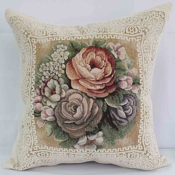 Наволочка велюрова Sagol 45х45 - St 139 V-1 Krem