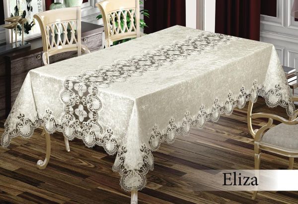 Скатертина Велюр Maison Royale 160x350 Eliza Cream