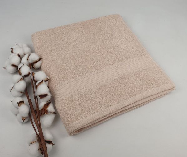 Рушник Homeline бордюр 70x140 Light-beige (400гр/м2)