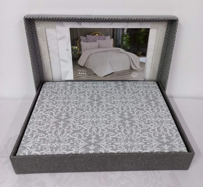 Покривало My Bed Soft Serie 240x260 з наволочками Aria Gri