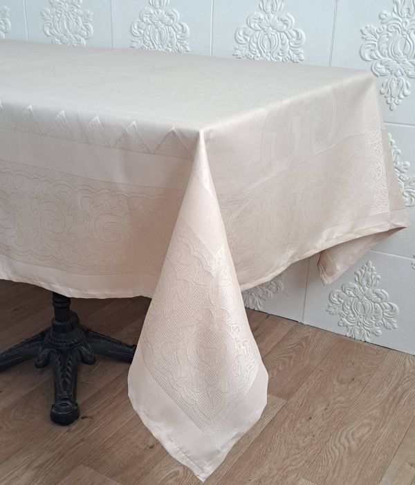 Скатертина Masali тефлон 160x400 Model 505 Cappucino